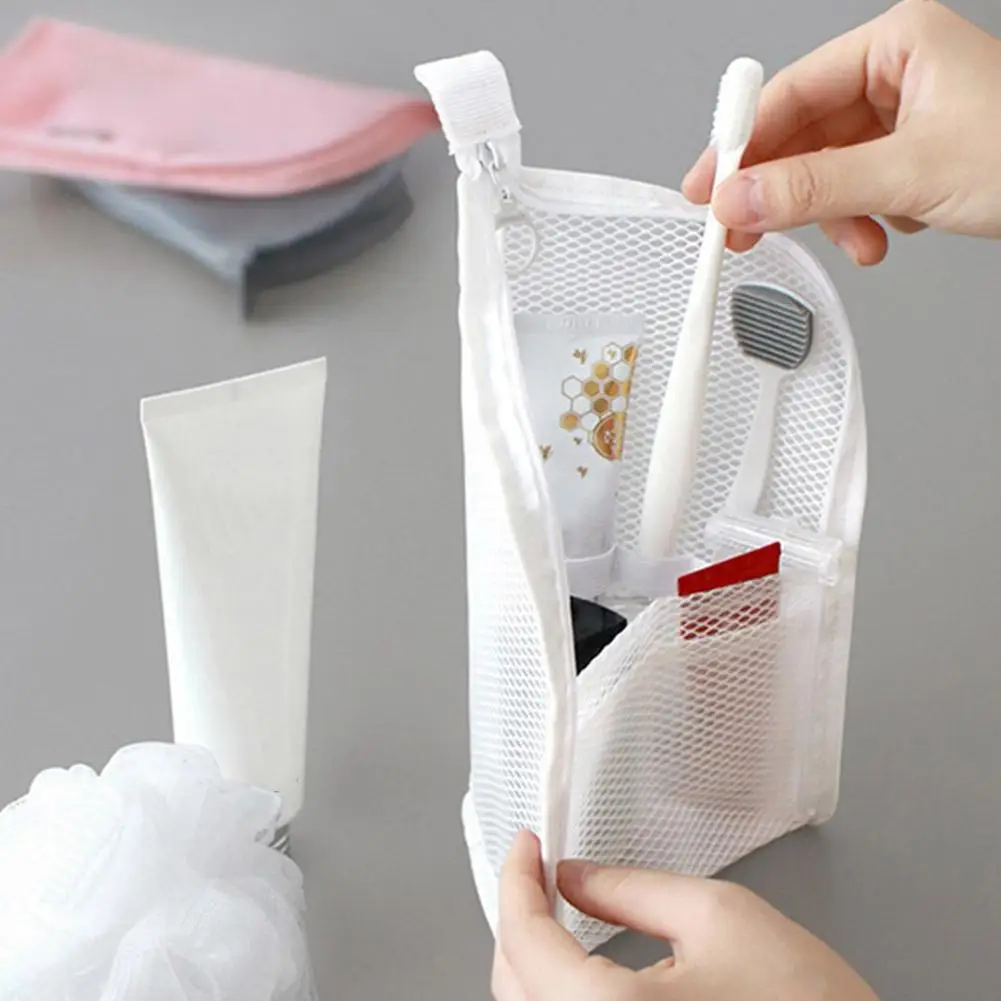 EVA Mesh Cosmetic Bag Travel Storage Portable Toiletry Beauty Case Makeup Bag Organizer Female Make Up Pouch Bathroom Wash Pack
