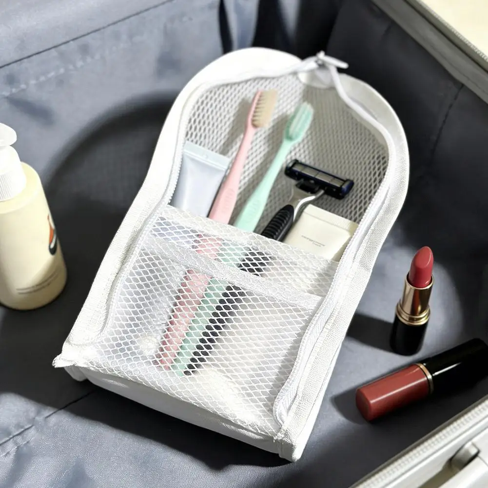 EVA Mesh Cosmetic Bag Travel Storage Portable Toiletry Beauty Case Makeup Bag Organizer Female Make Up Pouch Bathroom Wash Pack