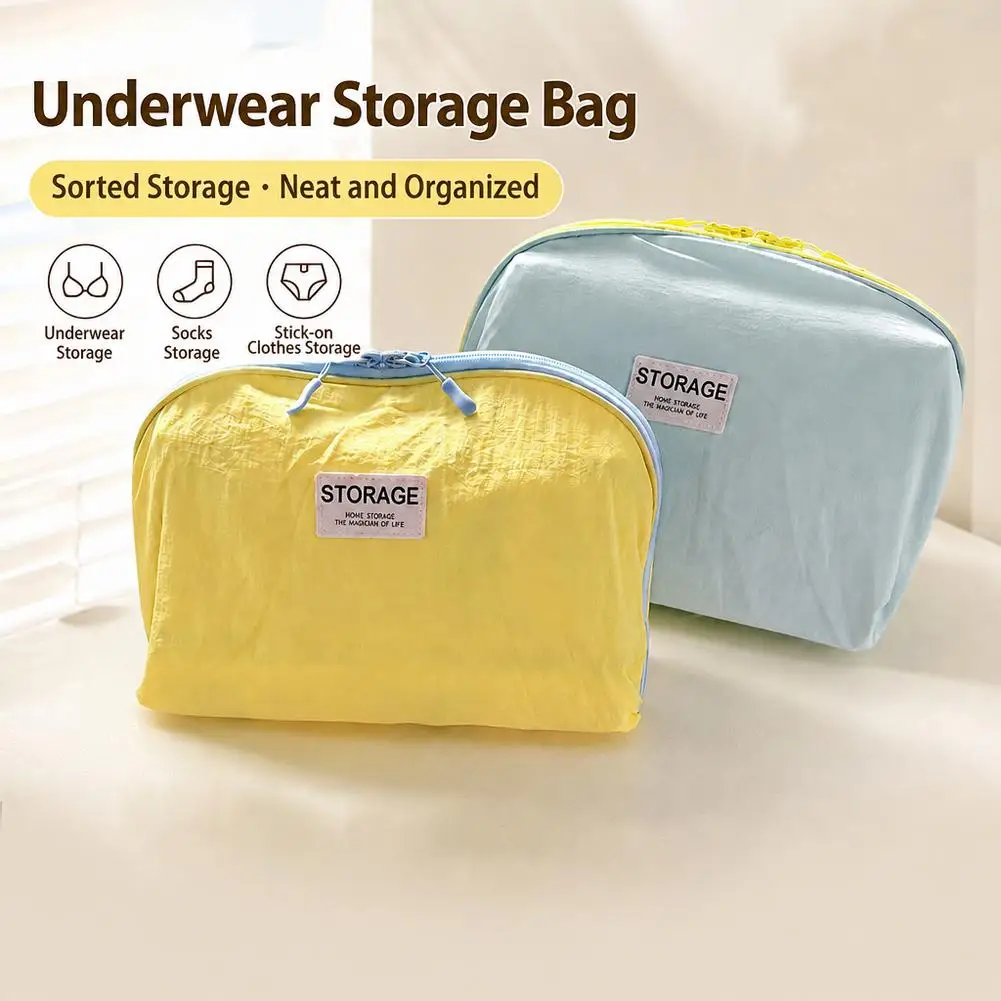 Travel Organizer Bag Large Capacity Underwear Storage Pouch Portable Cosmetic Makeup Case Toiletry Bag for Women
