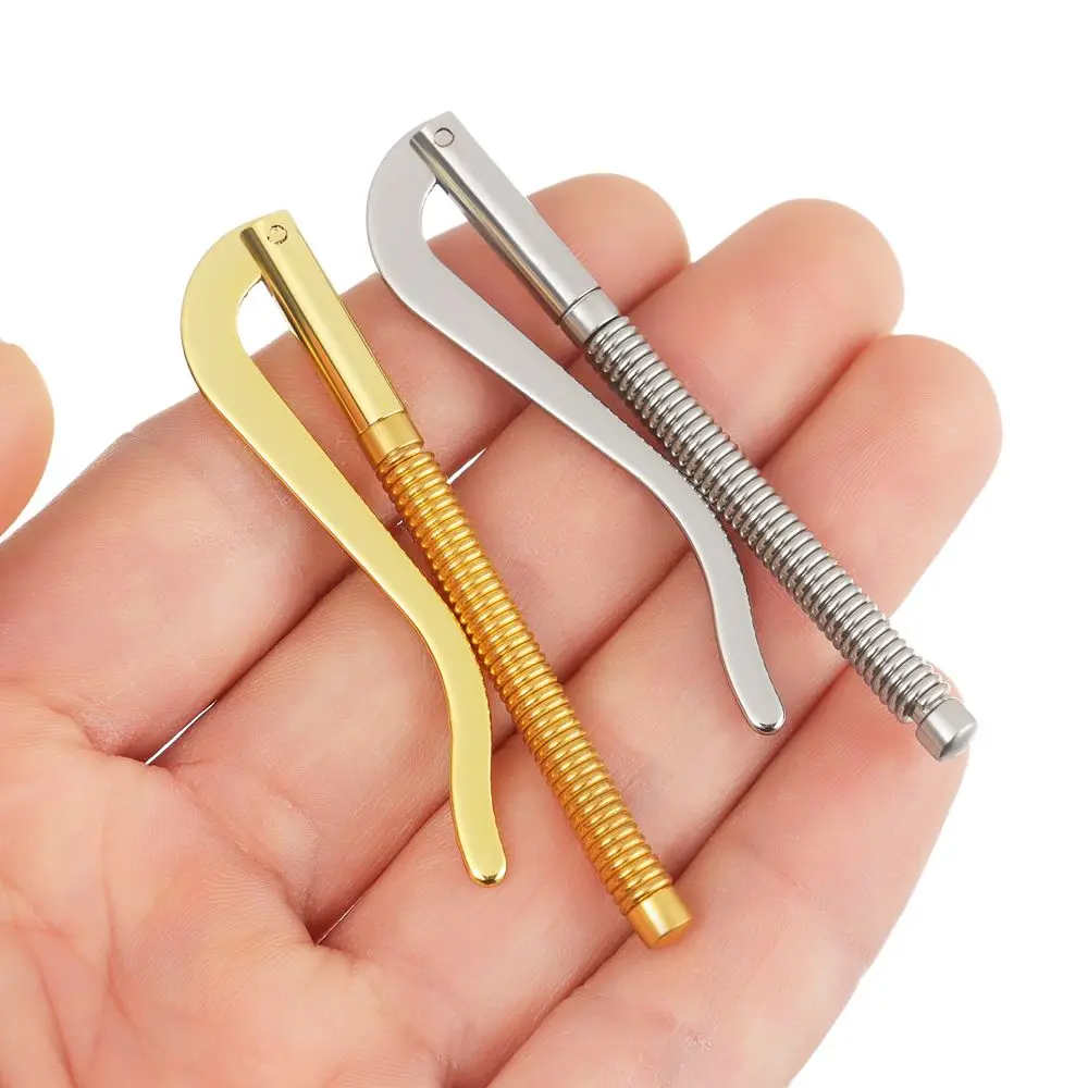 Durable Replace Parts Metal Simple Cash Holder Money Clip Spring Clamp Bar Wallet