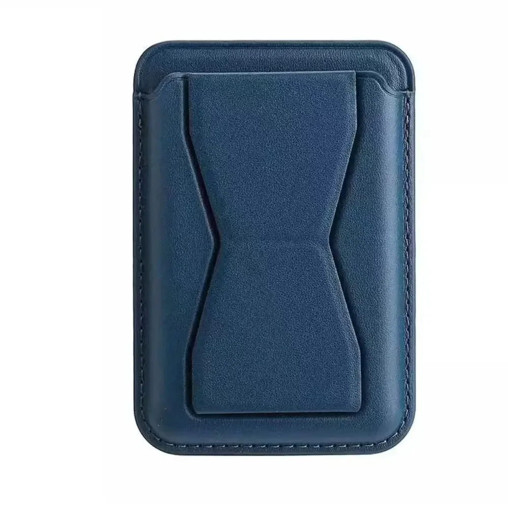 Anti-theft Leather Card Bag for Magsafe Wallet Phone Card Holder Safety Accessories Wallet Case for Apple 16 15 14 13 Pro Max