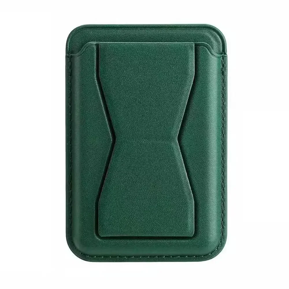Anti-theft Leather Card Bag for Magsafe Wallet Phone Card Holder Safety Accessories Wallet Case for Apple 16 15 14 13 Pro Max