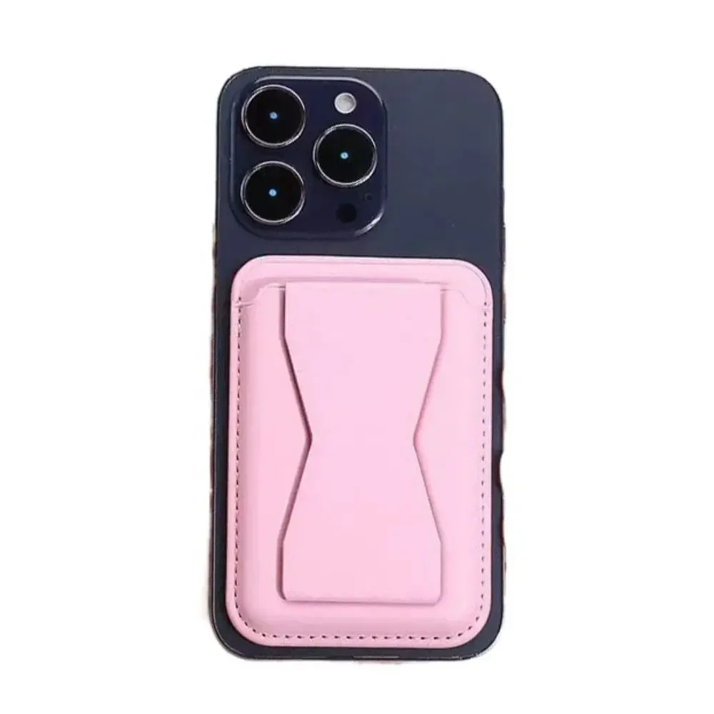 Anti-theft Leather Card Bag for Magsafe Wallet Phone Card Holder Safety Accessories Wallet Case for Apple 16 15 14 13 Pro Max