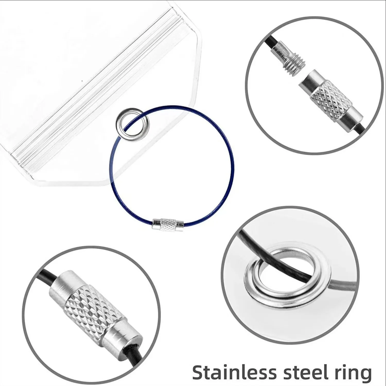 1-8pcs Cruise Luggage Suitcase Tag Label for Easy Sorting Waterproof Transparent Thicken PVC Cruise Travel Luggage Aircraft Tag
