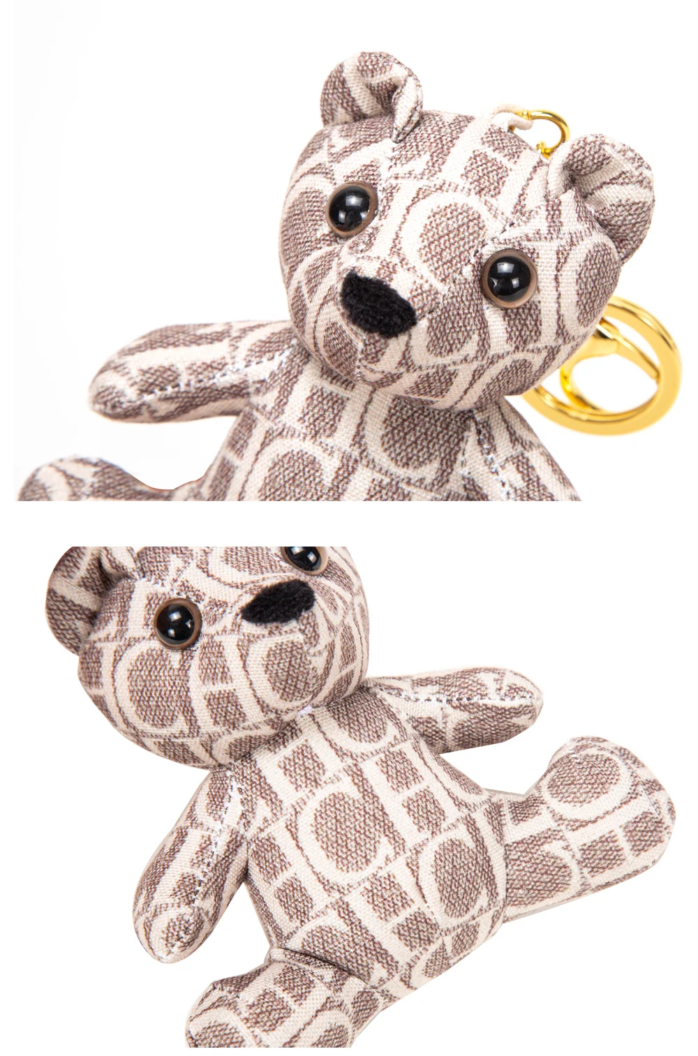CHCH 2026 Fashion Classic Vintage Luggage Accessories Little Bear Pendant with Keychain