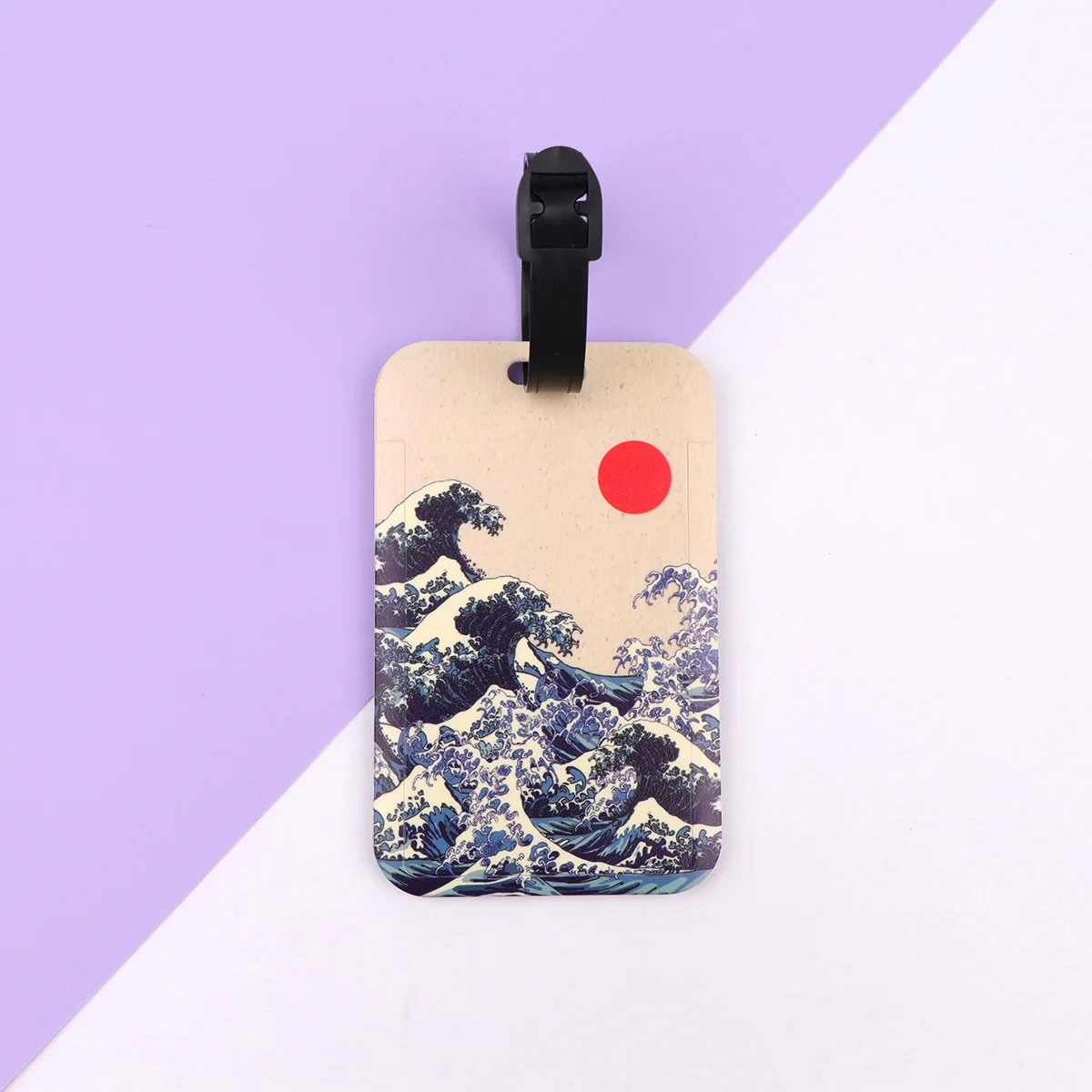 Oil Painting Plastics Baggage Tag Artistic Suitcase Backpack Anti-Lost Listing ID Card Holder Fashion Luggage Accessories Gifts