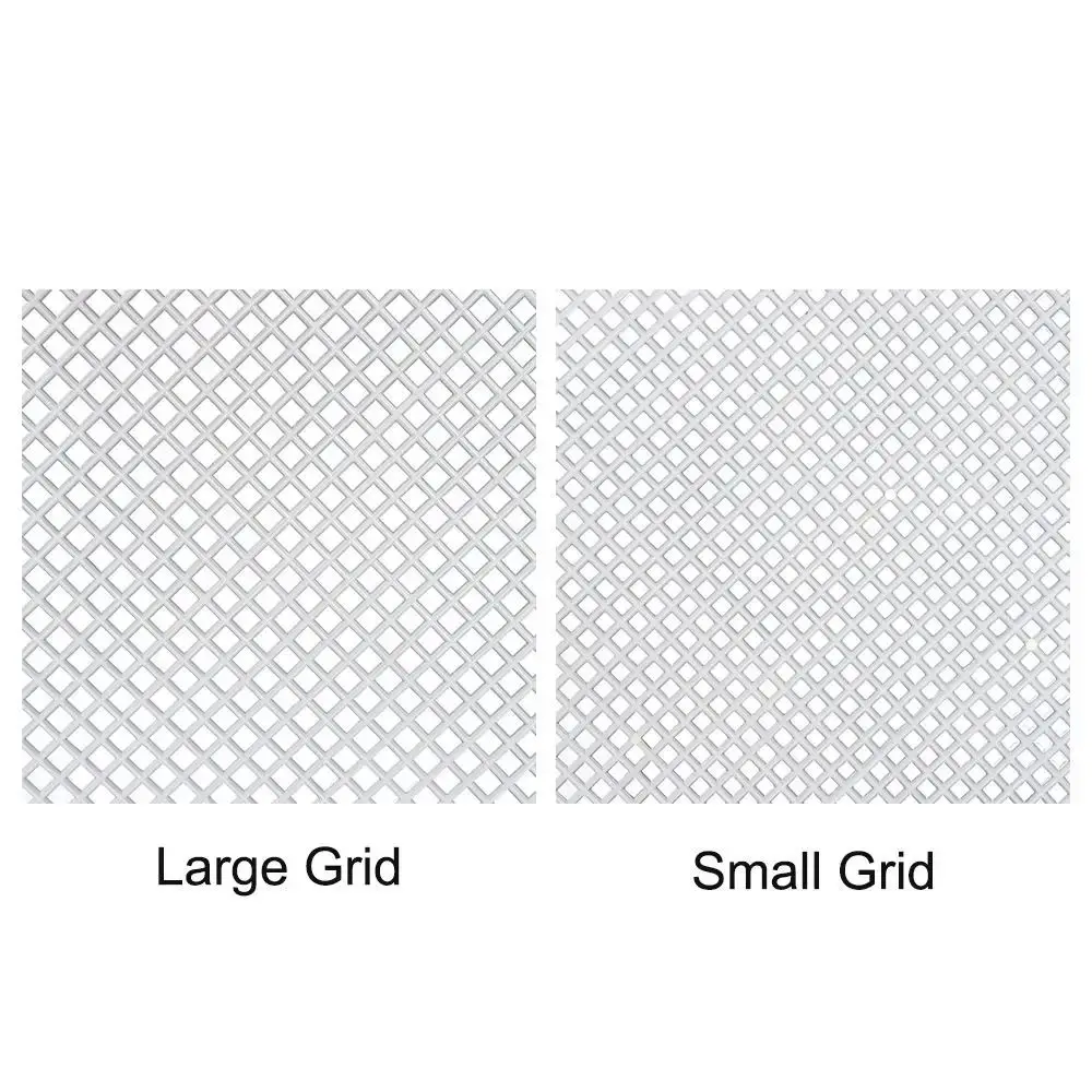 DIY Crafting Plastic Bag Mesh Grid Durable 33x50CM Canvas Bag Sheets Black White Acrylic Yarn Crafting Knit