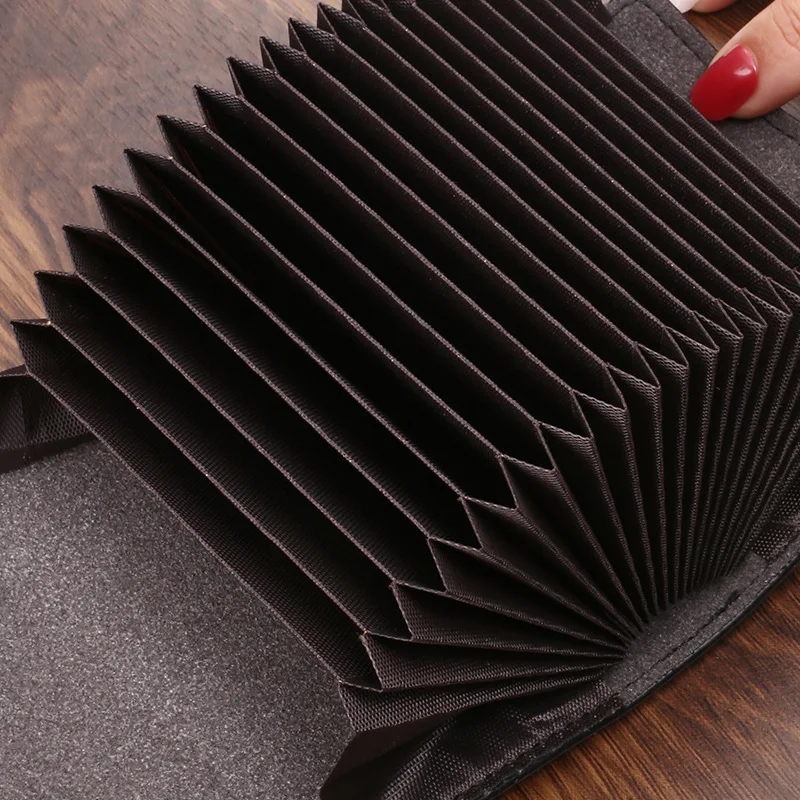 PU Letter Wallet Multi Card Women Luxury Card Holder Short Wallet Mini Card Holder Small Multi Functional Clutch Bag
