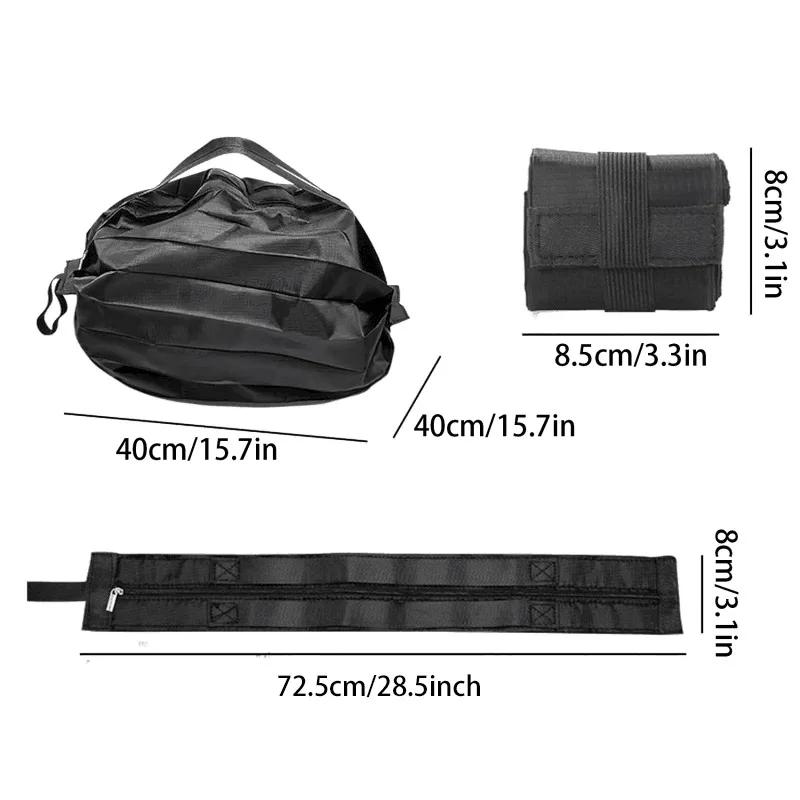 Large Foldable Shopping Bag Reusable Eco Bag Grocery Package Beach Toy Storage Bags Shoulder Cat Lemon Printing Pouch Tote Pouch