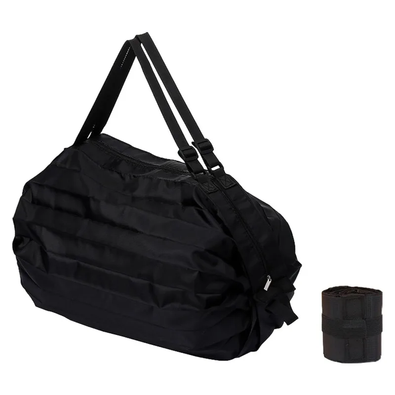 Large Foldable Shopping Bag Reusable Eco Bag Grocery Package Beach Toy Storage Bags Shoulder Cat Lemon Printing Pouch Tote Pouch