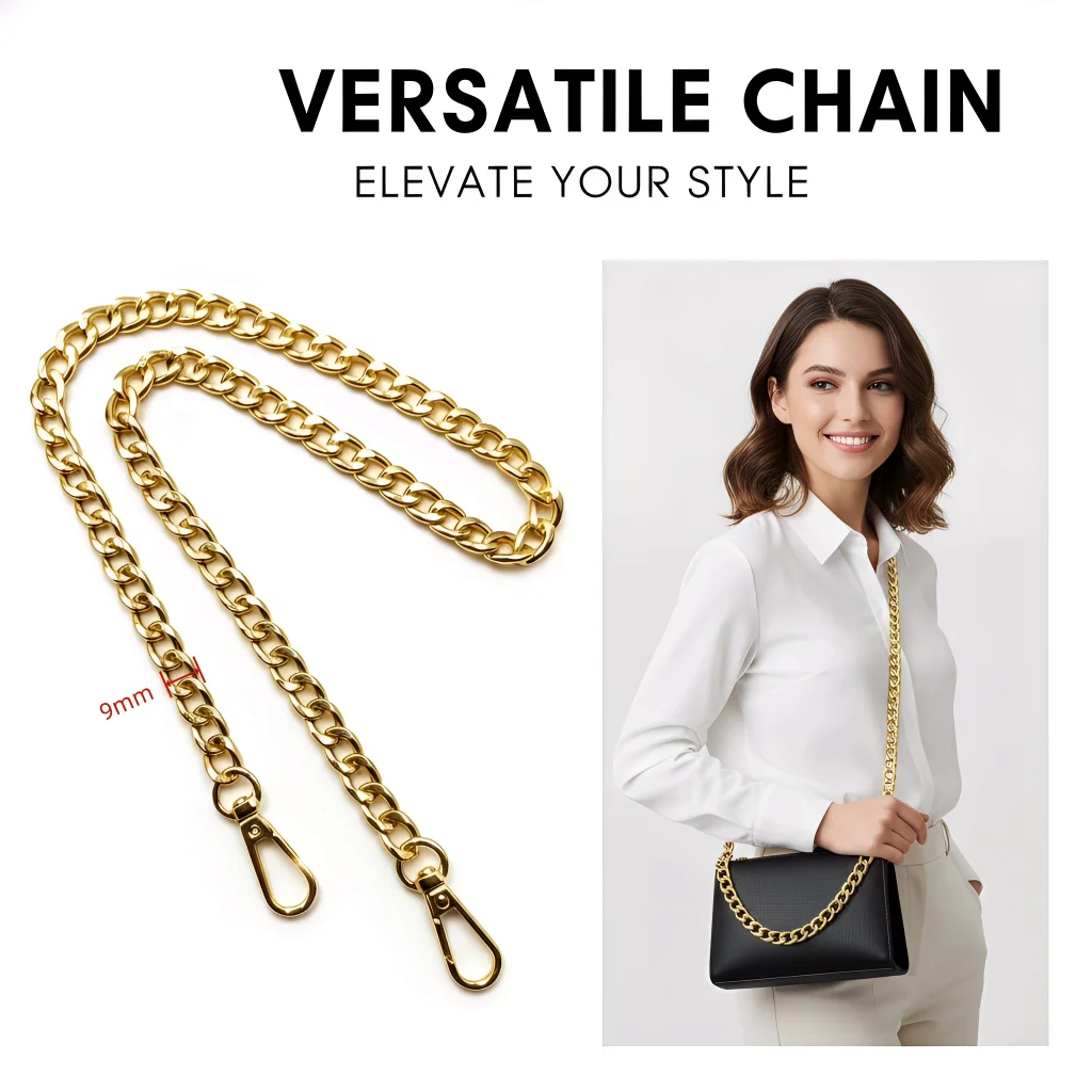 Metal Chain Accessories Crossbody Shoulder Portable Wrist Bag Chain Strap Replacement Luggage Accessories Decoration Versatile
