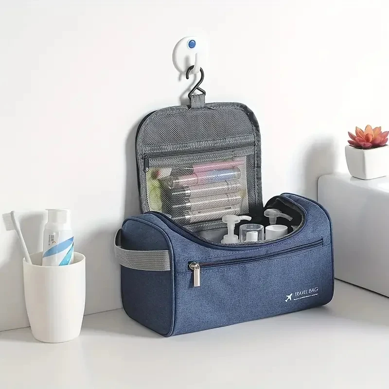 NEW Leather Toiletry Bag for Men Women Dopp Kit Mens Hanging Toiletry Bag Travel Bag for Traveling Large Cosmetic Bag for T