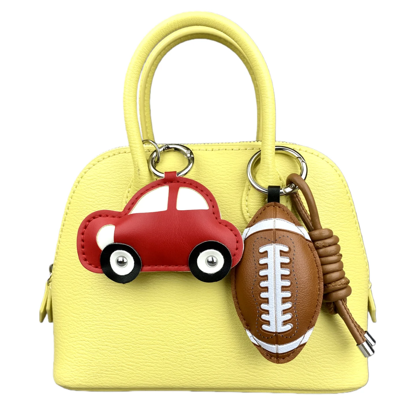 Chill Vibes Only: PU Leather Keychain Set for a Casual Lifestyle. Features Relaxing Charms like Coffee, Sports, Travel-Gifts