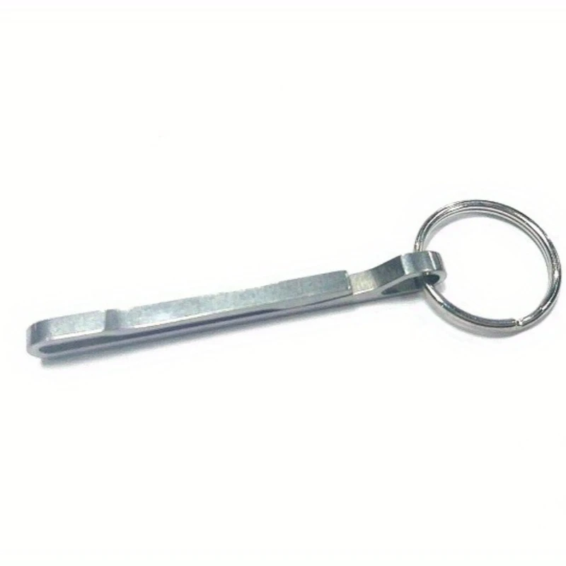 Stainless Steel EDC Tool Wallet - Multi-functional Keychain Carabiner Money Clip, Essential Outdoor Camping Accessories