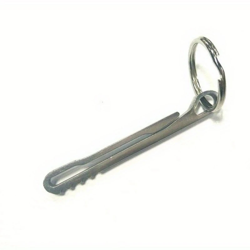 Stainless Steel EDC Tool Wallet - Multi-functional Keychain Carabiner Money Clip, Essential Outdoor Camping Accessories