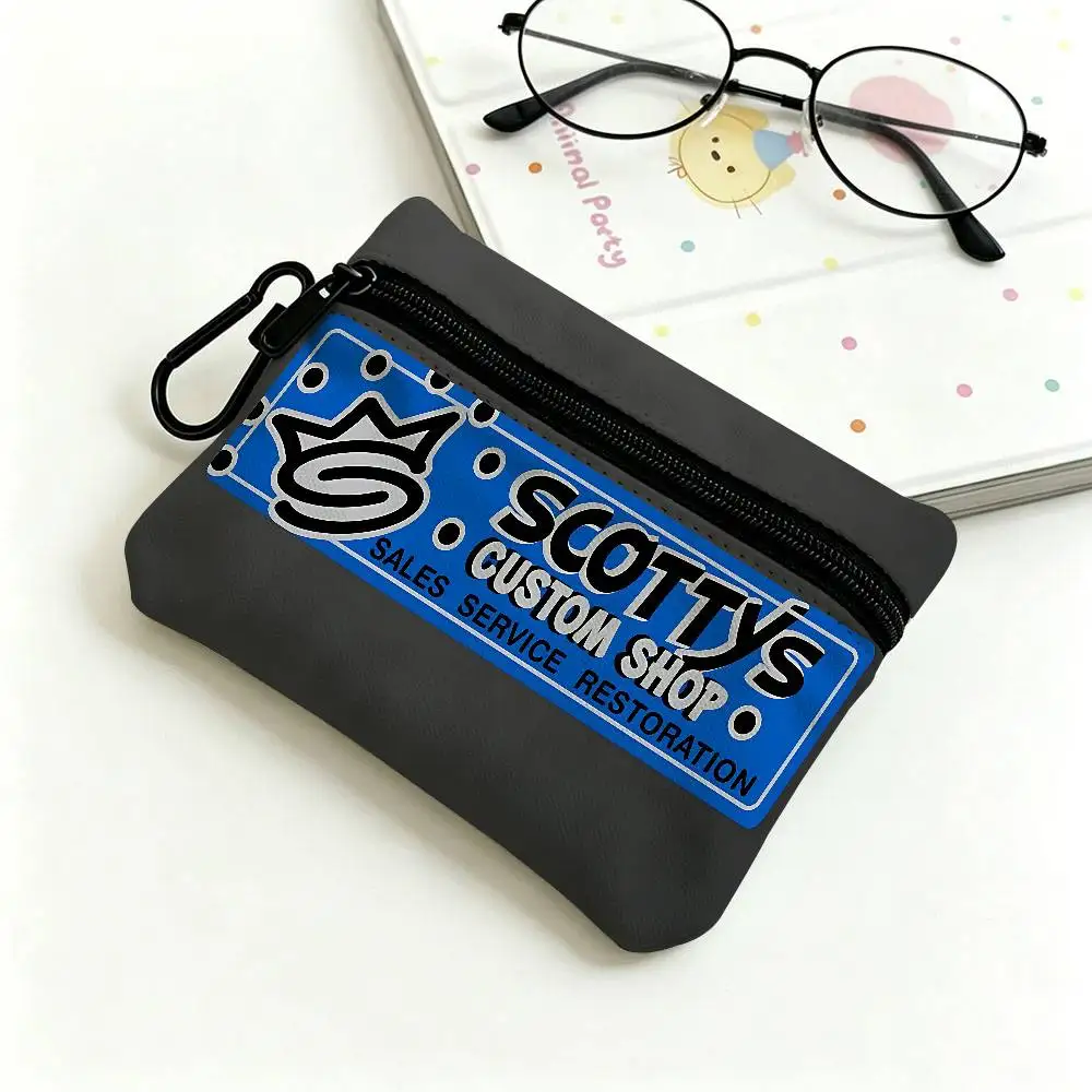 Golf S-ScoTTY C-CameRONS Multifunctional Oxford Cloth Small Pouch With Hook Mini Coin Wallet Earbud Storage Bag