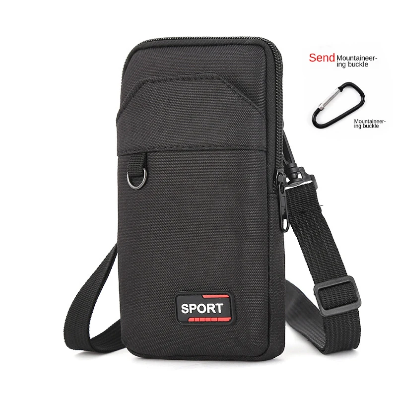New Men's Waterproof Tactical Waist Pack - Military Style Crossbody Bag for Camping Hunting, with Mobile Phone Pouch