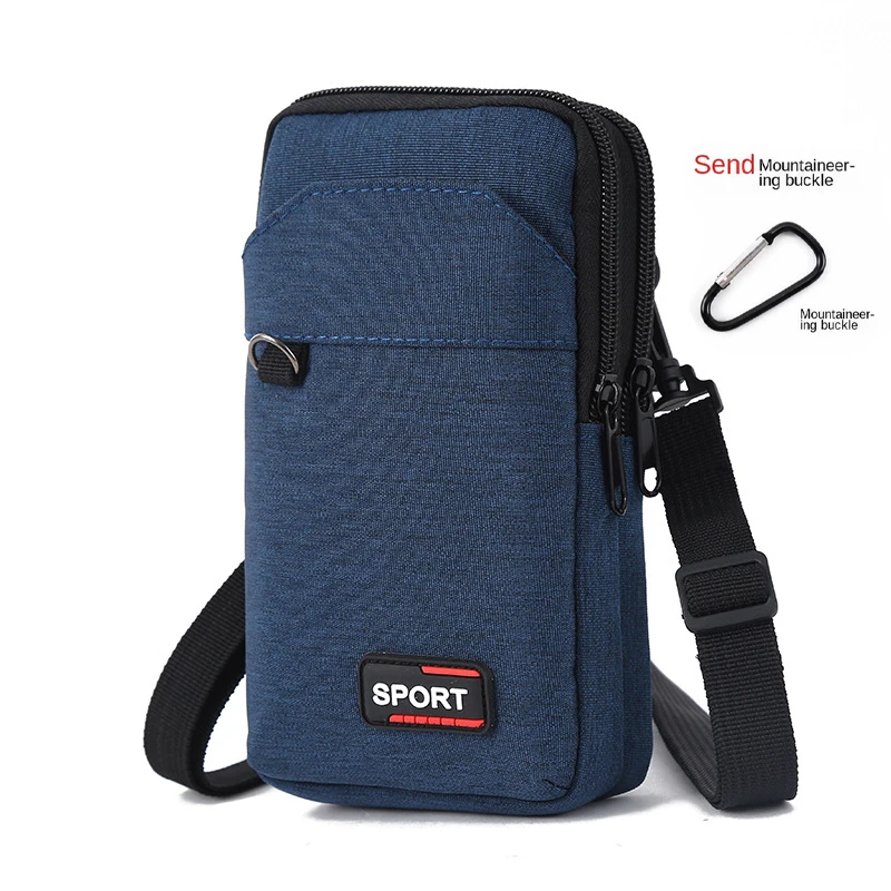 New Men's Waterproof Tactical Waist Pack - Military Style Crossbody Bag for Camping Hunting, with Mobile Phone Pouch