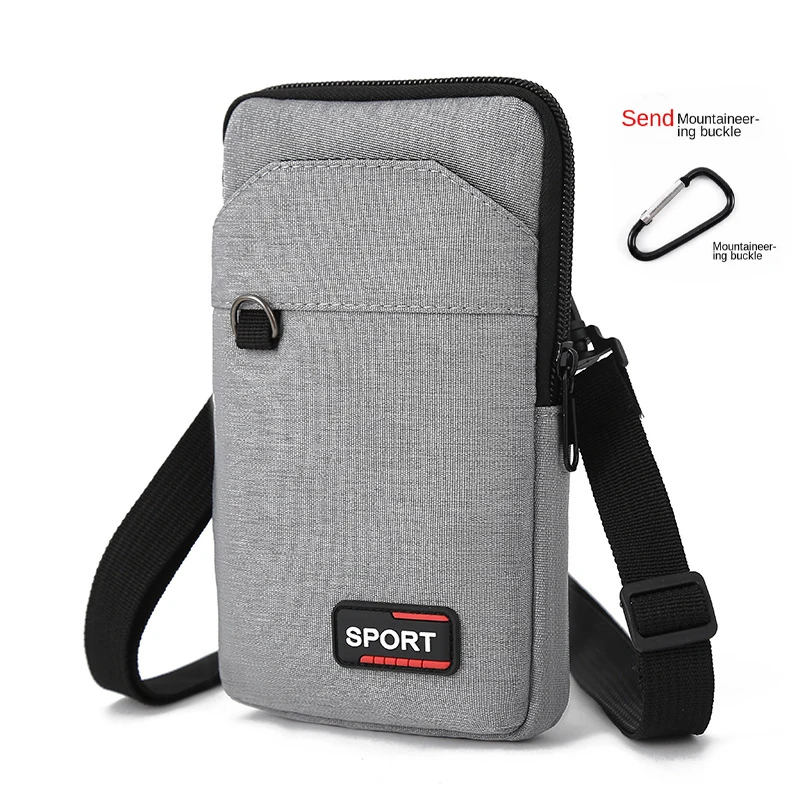 New Men's Waterproof Tactical Waist Pack - Military Style Crossbody Bag for Camping Hunting, with Mobile Phone Pouch