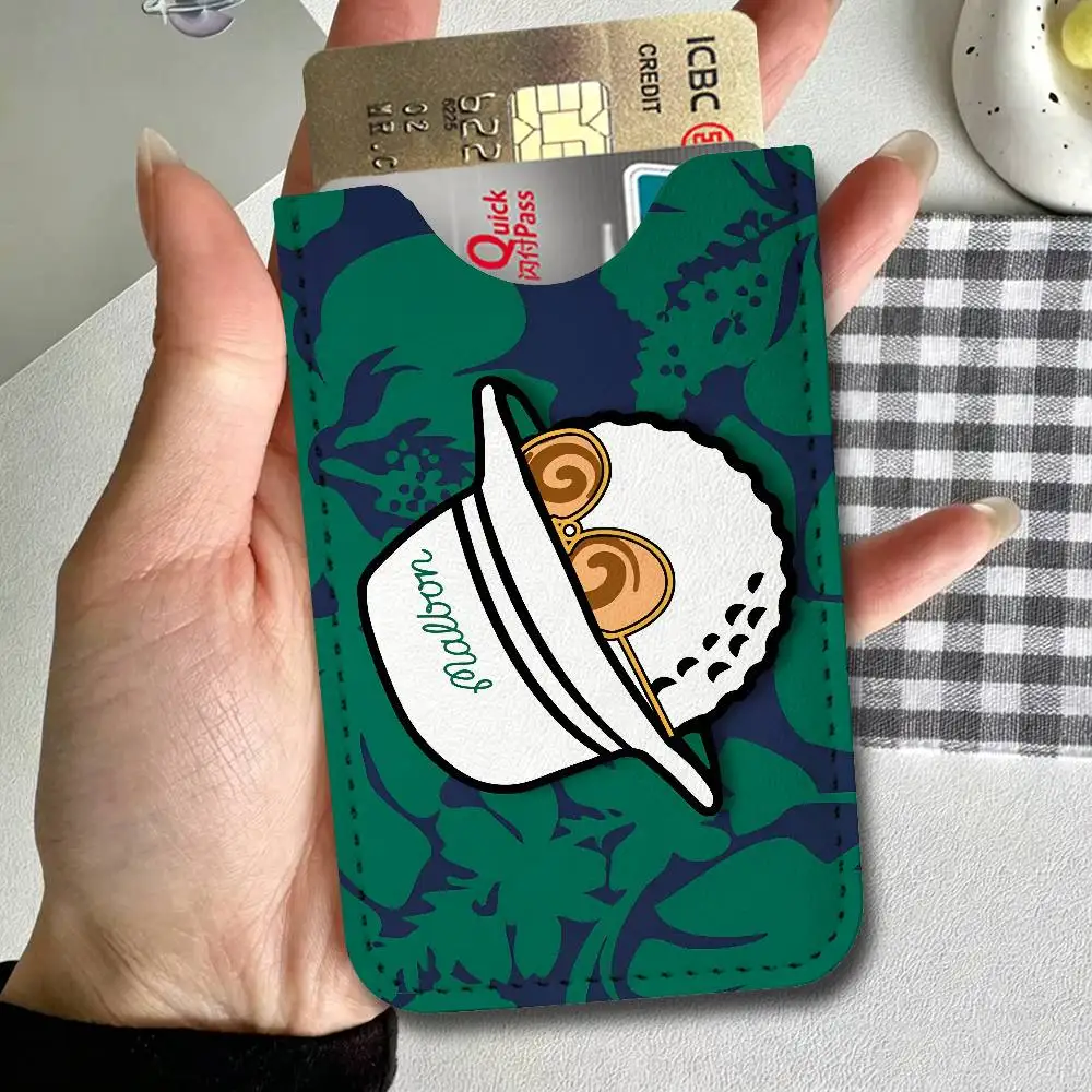Fashion Golf MALBON PU Leather Cardholder Ultra Slim Credit ID Card Organizer Lightweight Business Card Holder