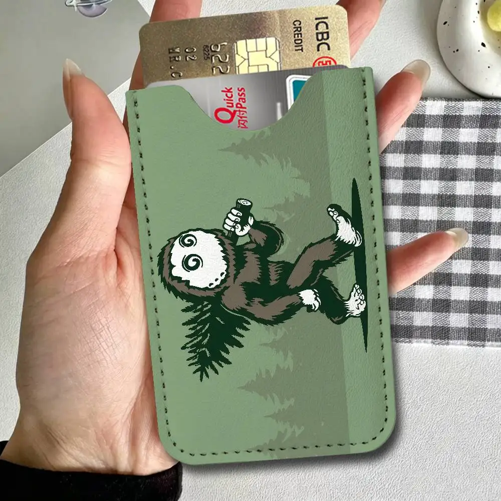 Fashion Golf MALBON PU Leather Cardholder Ultra Slim Credit ID Card Organizer Lightweight Business Card Holder