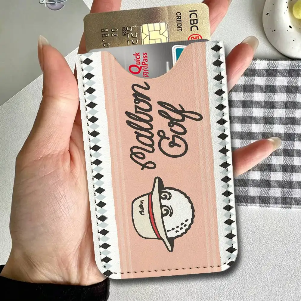 Fashion Golf MALBON PU Leather Cardholder Ultra Slim Credit ID Card Organizer Lightweight Business Card Holder