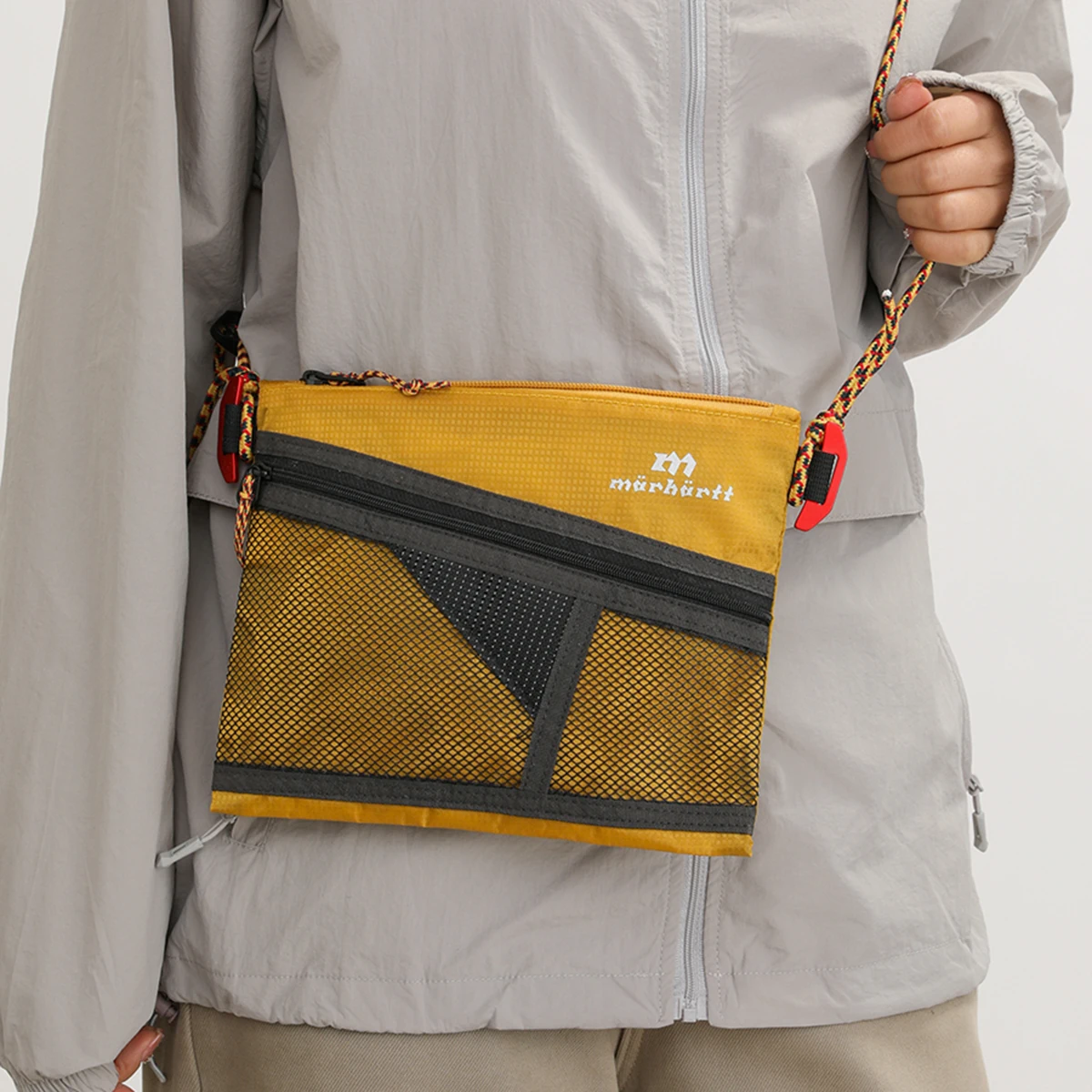 Summer Women's Lightweight Ultra-Thin Mini Shoulder Bag, Cross-Body Mobile Phone Bag, Student Travel Passport Document Bag