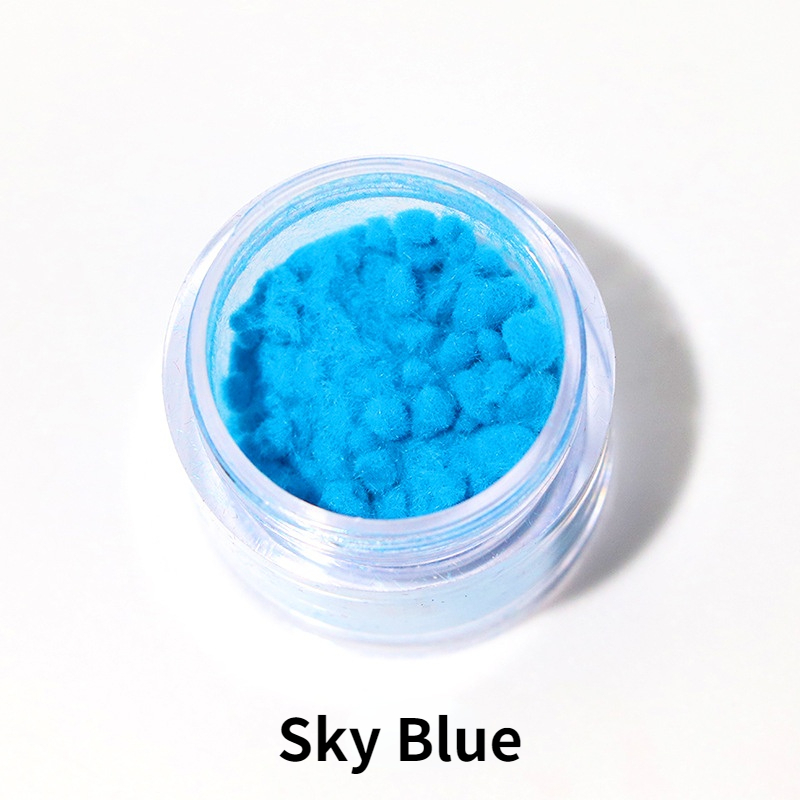12 Colors Winter Nail Velvet Powder DIY Nail Art Decorations Fluffy Nail Glitter Dust DIY Design Christmas Pigment 10g In Bottle