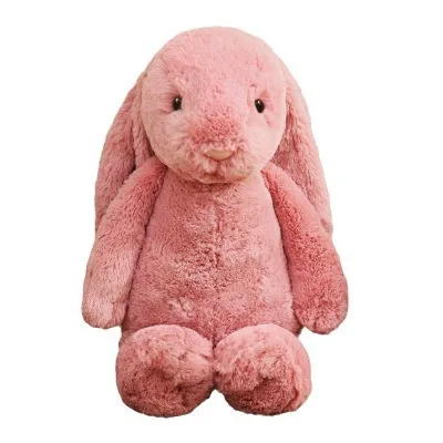 Personalized plush toys 40cm bunny Embroidered Plush Long Ear Bunny kidsName Custom Stuffed Bunny Animal Dolls Birthday Gift