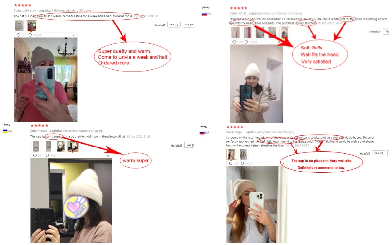 Casual Winter Hat for Women Real Rabbit Fur Beanie Ladies Fall Cashmere Hats Three Fold Thick Knitted Girls Skullies Beanies Cap