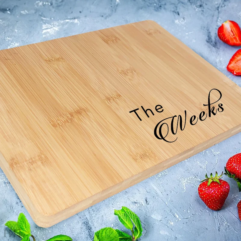 PERSONALIZED GIFT Wooden Cutting Board, Custom Cutting Board for Wedding Gift, Bridal Shower Gift, Housewarming Gift