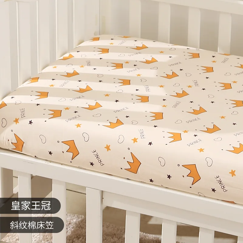 130cm * 70cm Cotton Crib Top Baby Bed Cover Child Infant Newborn Mattress Cover Twill Cotton Bedding