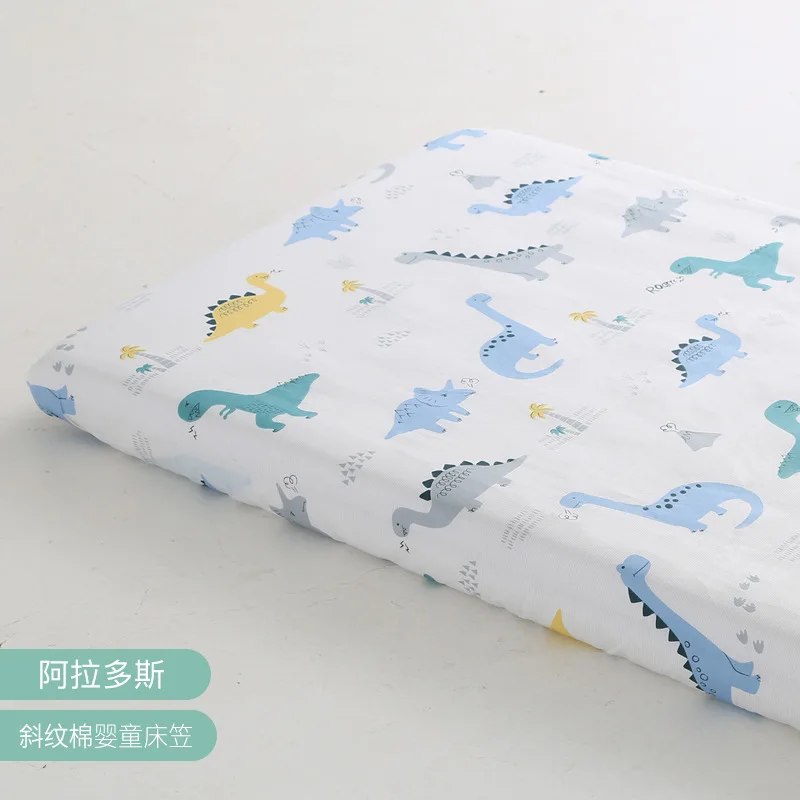 130cm * 70cm Cotton Crib Top Baby Bed Cover Child Infant Newborn Mattress Cover Twill Cotton Bedding
