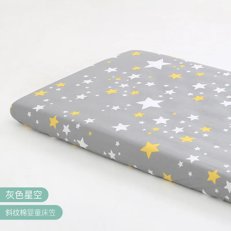 130cm * 70cm Cotton Crib Top Baby Bed Cover Child Infant Newborn Mattress Cover Twill Cotton Bedding