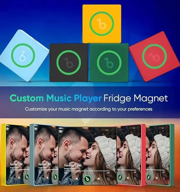 Fridgebeats™,Personalized Fridge Magnet Decorative Music Fridge Magnets Refrigerator Best Gift Girl Friend Wife Home Decor Aiman
