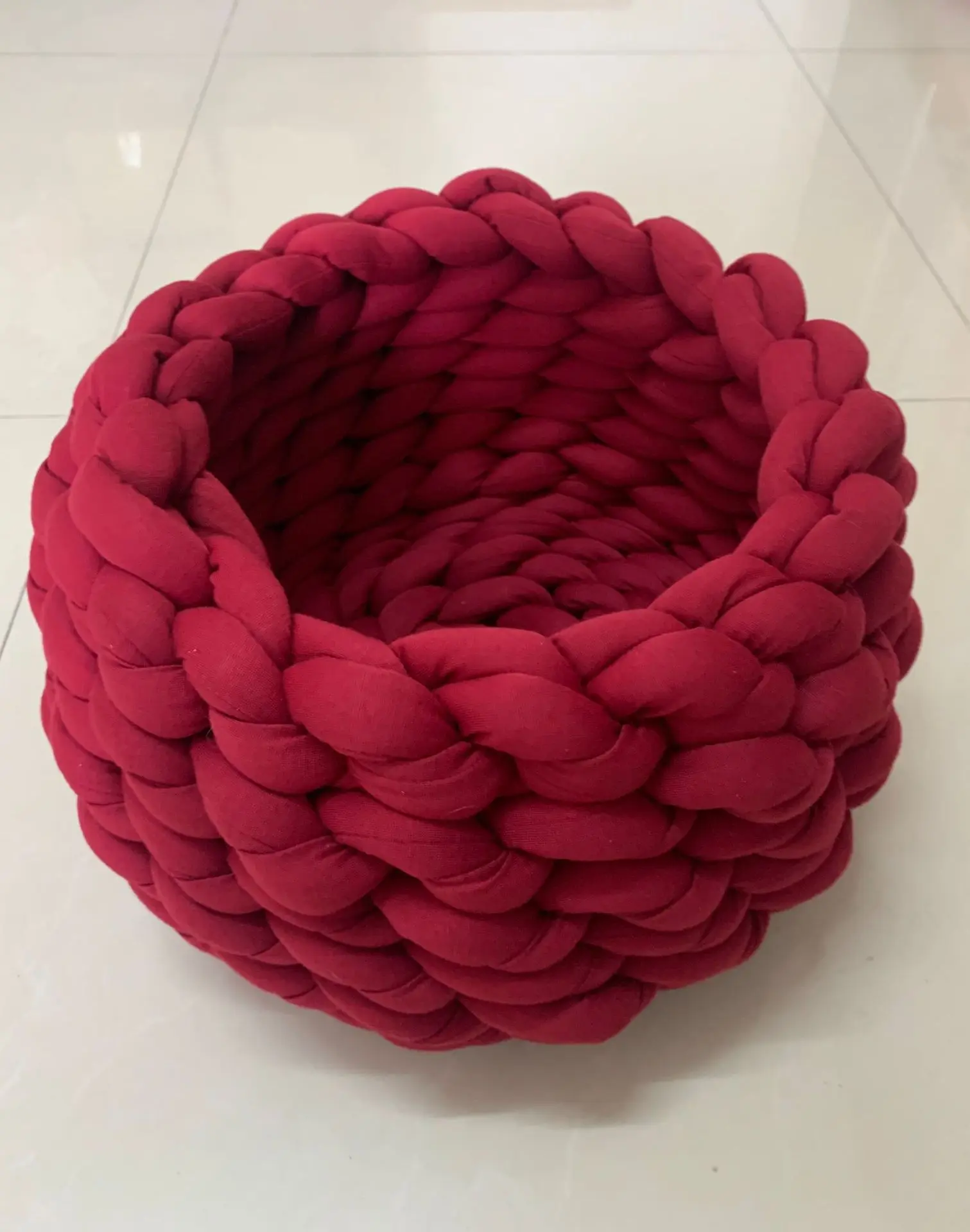 Super Cat Bed Warm Sleeping Cat Nest Soft Long Weave Strap Pet Dog Bed for Dogs Basket Cushion Cat Bed Cat Mat Animals Sleeping