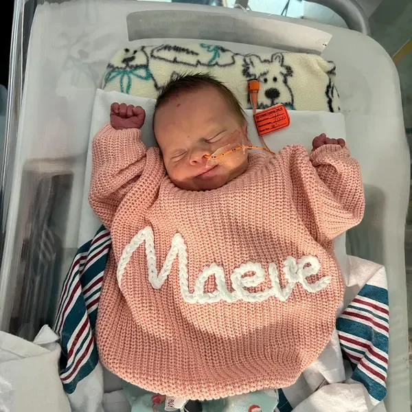 Personalized Hand Embroidered Name Sweaters Baby Knit Jumper Monogram Custom Name Sweaters Christmas gift Birthday Gift For Kid