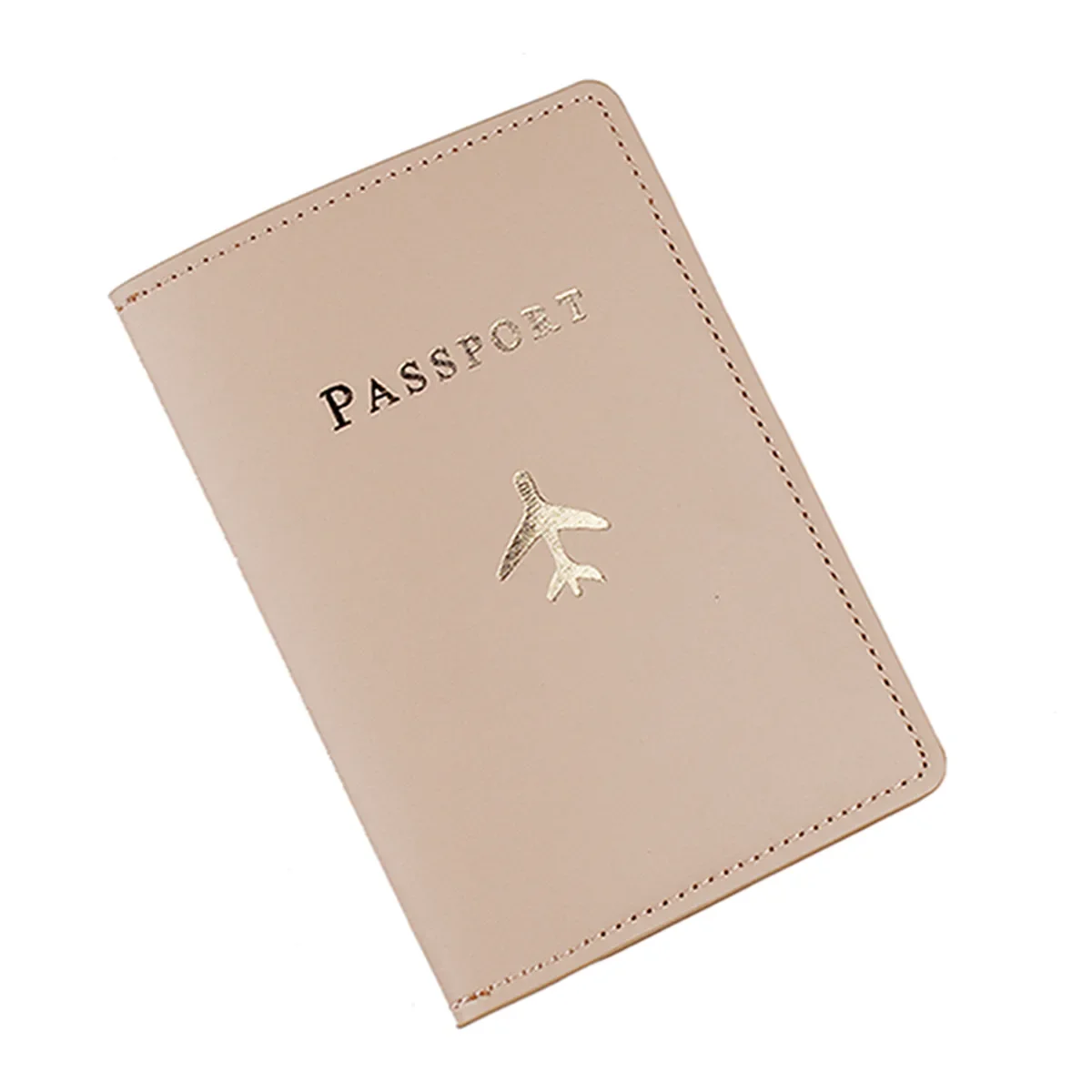 Women Men Solid Colour Passport Cover Case and Luggage Tag Fashion Travel Passport Card Holder Wallet Case Travel Accessories
