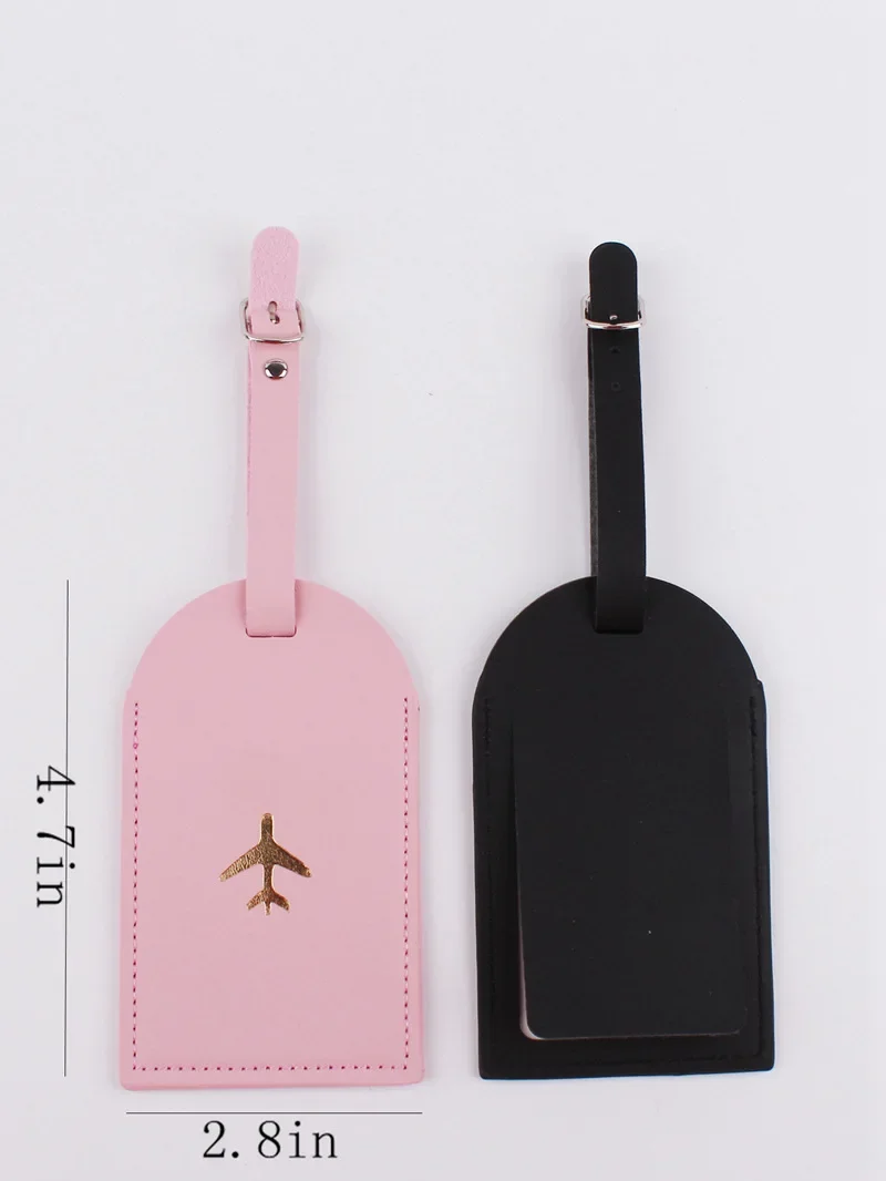 Women Men Solid Colour Passport Cover Case and Luggage Tag Fashion Travel Passport Card Holder Wallet Case Travel Accessories
