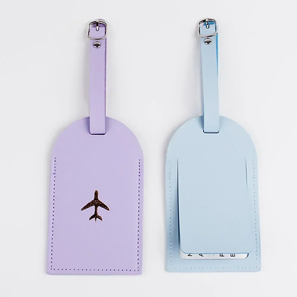 Women Men Solid Colour Passport Cover Case and Luggage Tag Fashion Travel Passport Card Holder Wallet Case Travel Accessories
