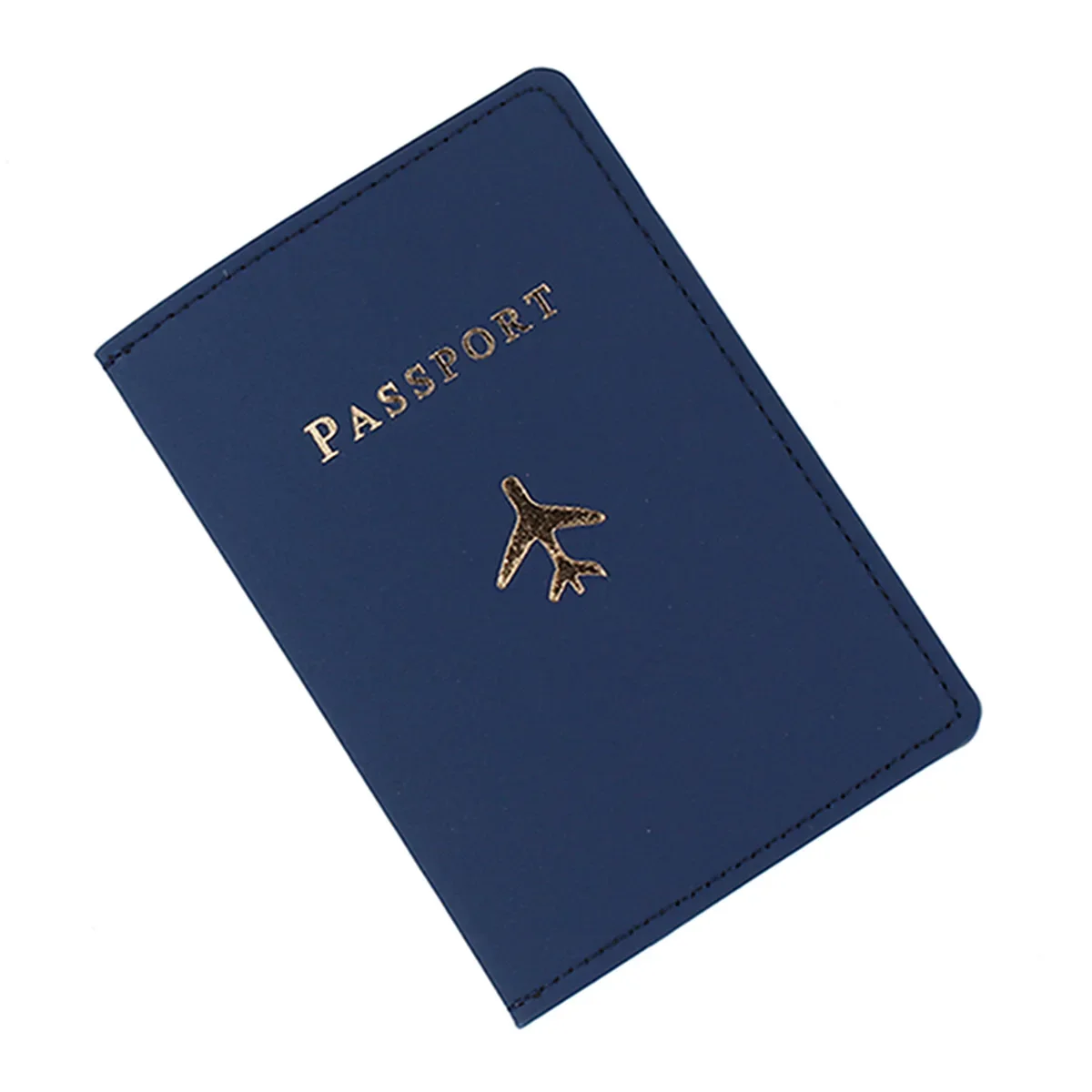 Women Men Solid Colour Passport Cover Case and Luggage Tag Fashion Travel Passport Card Holder Wallet Case Travel Accessories