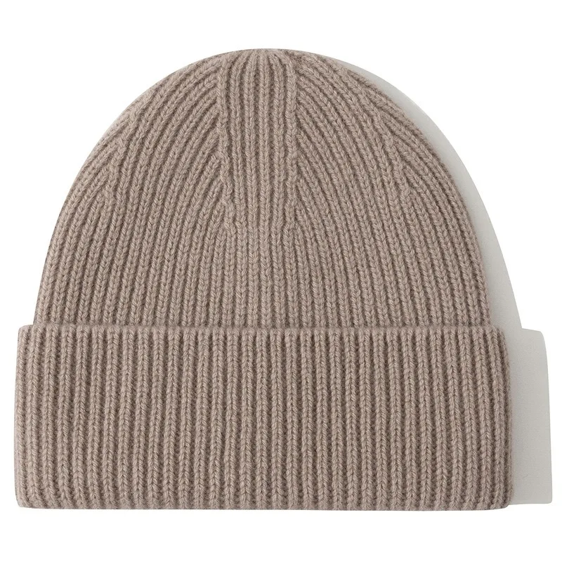 Wool Beanies Women Knitted Cap Hat Men Winter Warm Bonnet