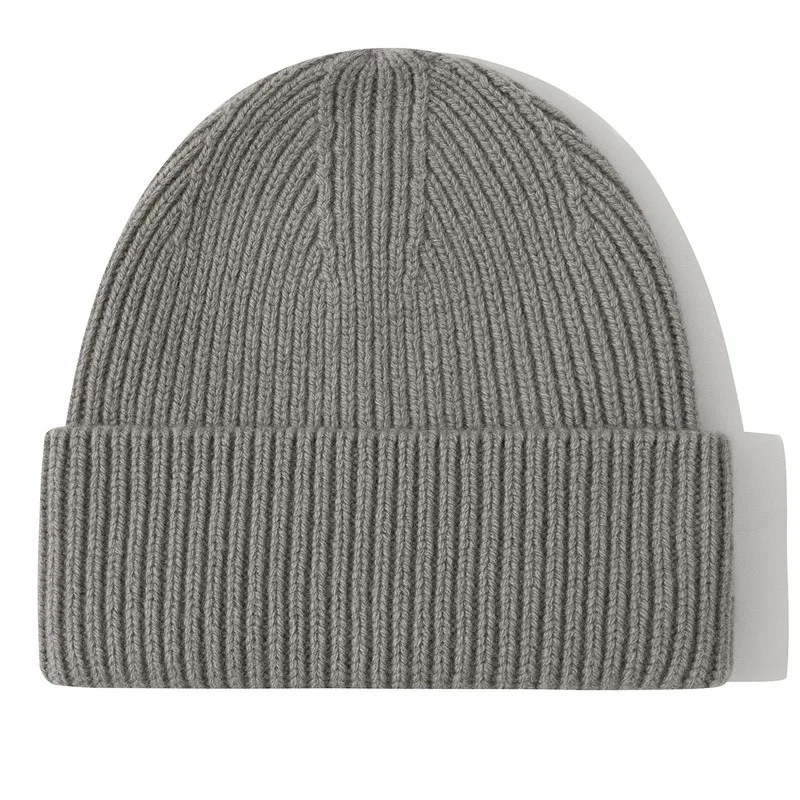 Wool Beanies Women Knitted Cap Hat Men Winter Warm Bonnet