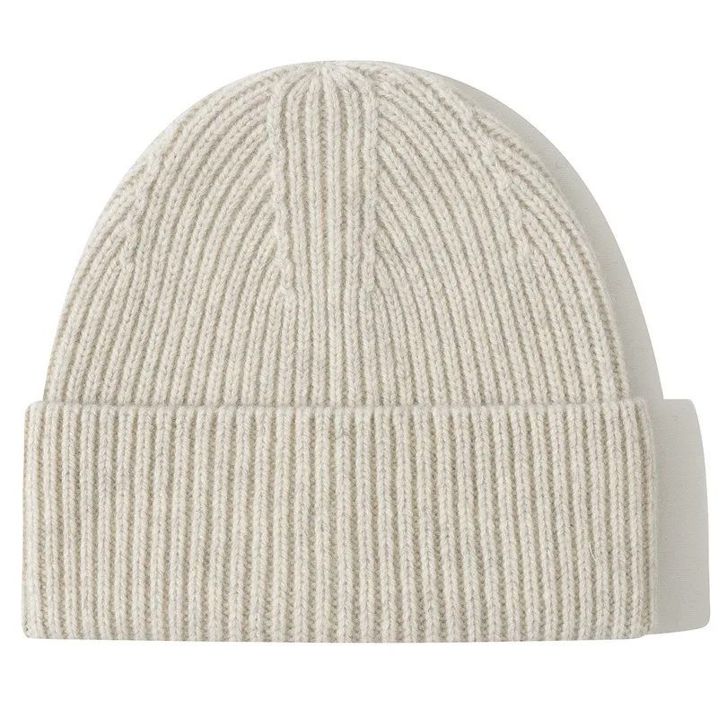 Wool Beanies Women Knitted Cap Hat Men Winter Warm Bonnet