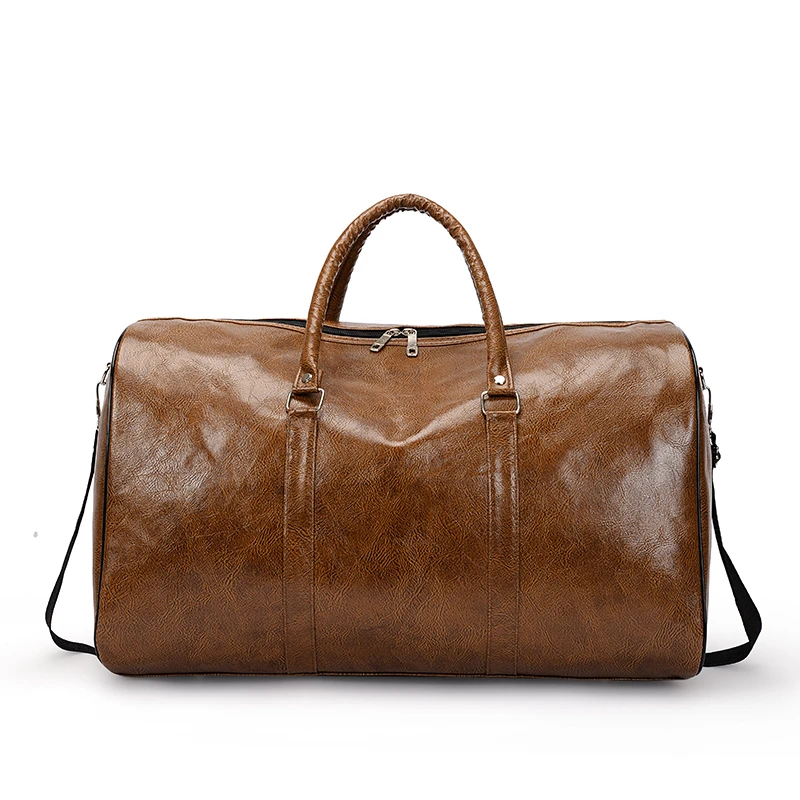 Travel Bag For Men Pu Leather Shoulder Bag Big Capacity Tote Bags For Women Fashion New Duffle Crossbody Bag Sports Pack luggage