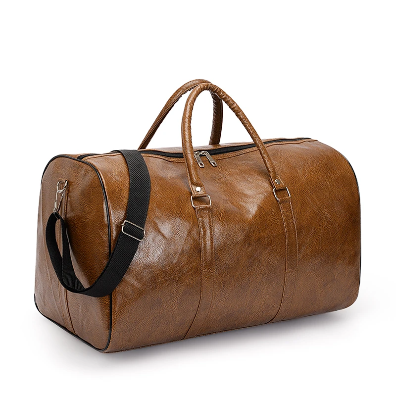 Travel Bag For Men Pu Leather Shoulder Bag Big Capacity Tote Bags For Women Fashion New Duffle Crossbody Bag Sports Pack luggage