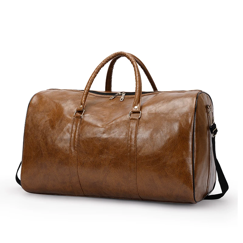 Travel Bag For Men Pu Leather Shoulder Bag Big Capacity Tote Bags For Women Fashion New Duffle Crossbody Bag Sports Pack luggage