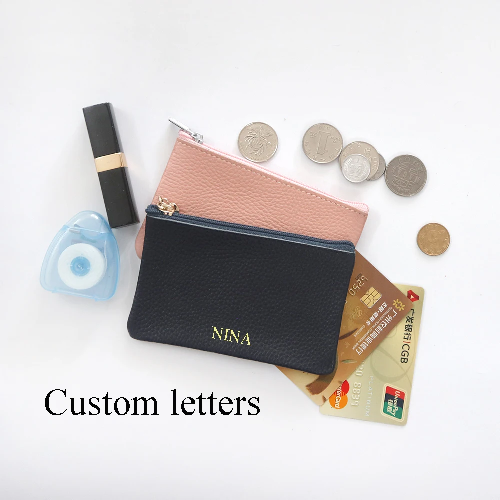 100% Cowhide Passport Holder Factory Genuine Leather Engrave Letters Men Women Passport Cover Customized Name Travel Card Wallet