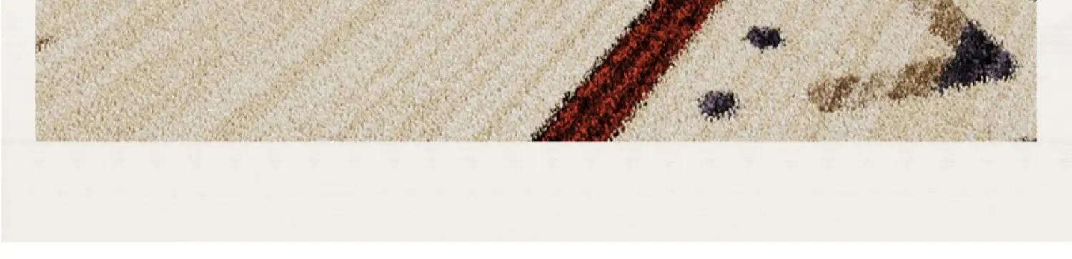 VIKAMA New Design Warm Wave Retro Winter Warm Non-slip Floor Mats Living Room Bedroom Sofa Washable Dirt-resistant Carpet