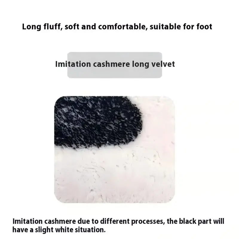 VIKAMA New Design Warm Wave Retro Winter Warm Non-slip Floor Mats Living Room Bedroom Sofa Washable Dirt-resistant Carpet